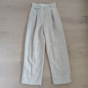 COS Pleated Wide-Leg Wool Pants